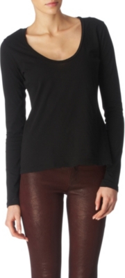 JAMES PERSE Scoop-neck top