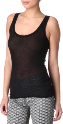 AMERICAN VINTAGE Semi-sheer vest