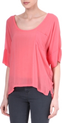 JAMES PERSE Double-sleeve chiffon t-shirt