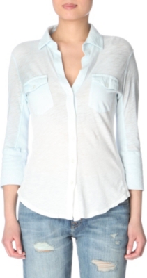 JAMES PERSE Dip-dye jersey shirt