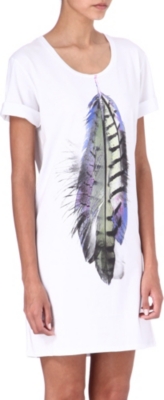 MARCELO BURLON Pluma oversized t-shirt