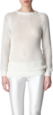 EACH X OTHER Open-knit metallic jumper