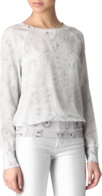 EACH X OTHER Robert Montgomery silk top