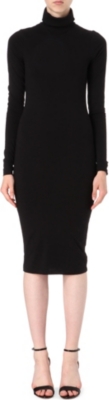 TALLER THAN YOUR AVERAGE Roll neck midi dress