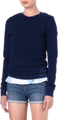 COTTON CITIZEN Denim-effect jumper