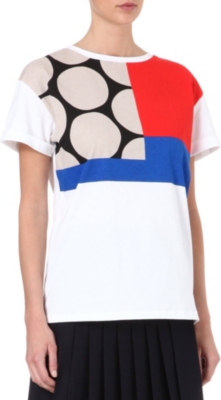 CECILE Big spot t-shirt