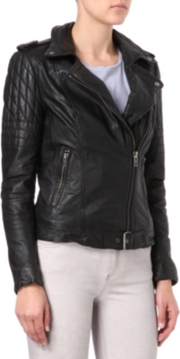 MUUBAA Nido quilted biker jacket