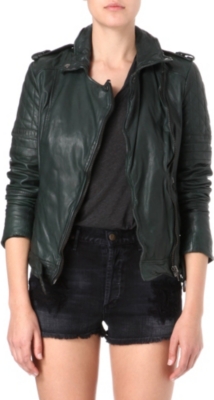 MUUBAA Nido quilted biker jacket