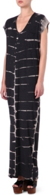 RAQUEL ALLEGRA Tie-dyed maxi dress