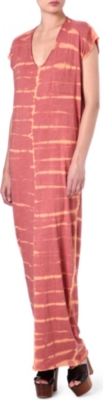 RAQUEL ALLEGRA Tie-dyed maxi dress