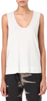RAQUEL ALLEGRA Shredded-detail vest