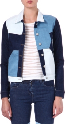 SURFACE TO AIR Cropped Only denim jacket
