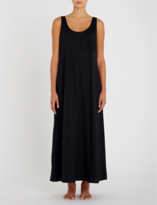 black jersey nightdress