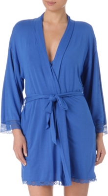 JUICY COUTURE Lace-detail robe