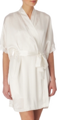 NK IMODE Silk swing robe (Ivory