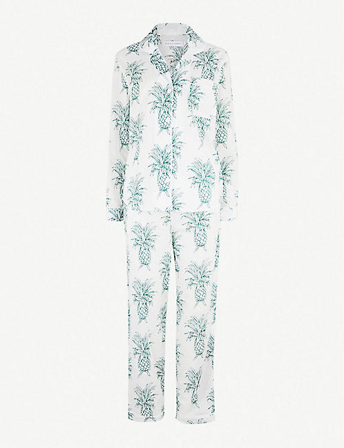 DESMOND AND DEMPSEY: Howie cotton-voile pyjama set