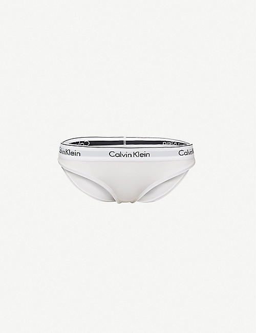 CALVIN KLEIN: Modern stretch-cotton bikini briefs