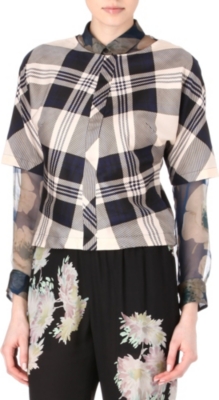DRIES VAN NOTEN Charnette checked top