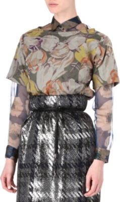 DRIES VAN NOTEN Cortina short top