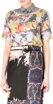 DRIES VAN NOTEN Hooks Flower top