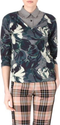 DRIES VAN NOTEN Hoose Flower top