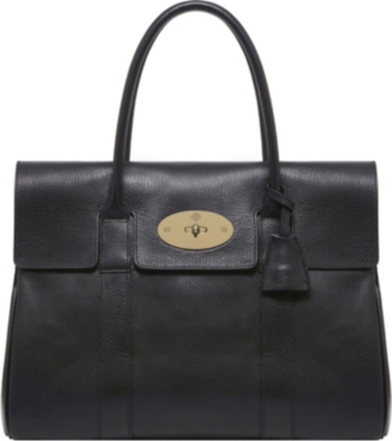 MULBERRY Bayswater grainy-print handbag