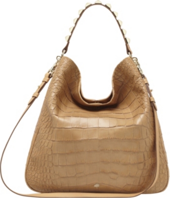 MULBERRY Eliza large croc-print hobo