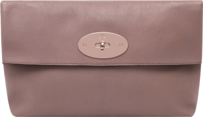 MULBERRY Clemmie oversized glossy goat leather clutch