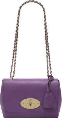 MULBERRY Lily glossy goat leather shoulder bag