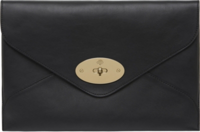 MULBERRY Willow silky calf leather clutch