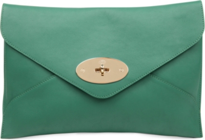 MULBERRY Willow leather clutch