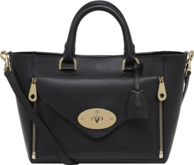 MULBERRY Willow small silky calf leather tote