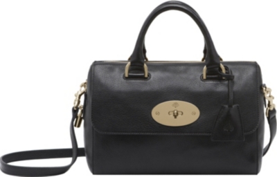 MULBERRY Del Rey small grainy-print leather tote