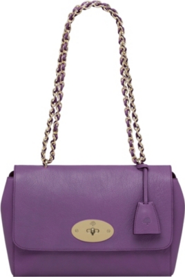 MULBERRY Lily medium glossy goat leather shoulder bag