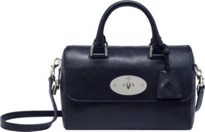 MULBERRY Del Rey small grainy-print leather tote
