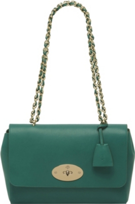 MULBERRY Lily medium micrograin leather shoulder bag