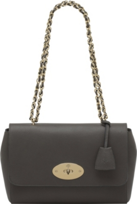 MULBERRY Lily medium glossy goat leather shoulder bag