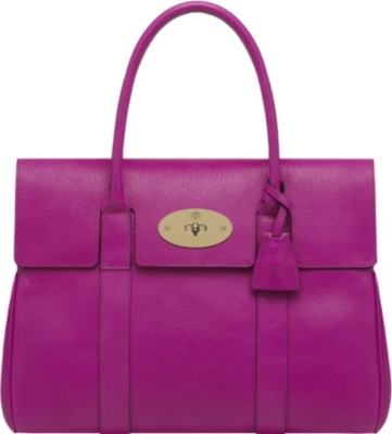 MULBERRY Bayswater glossy goat leather handbag