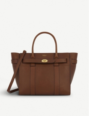 Bayswater small grained-leather tote bag(5187678)