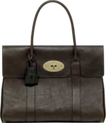 MULBERRY Bayswater natural leather handbag (Chocolate