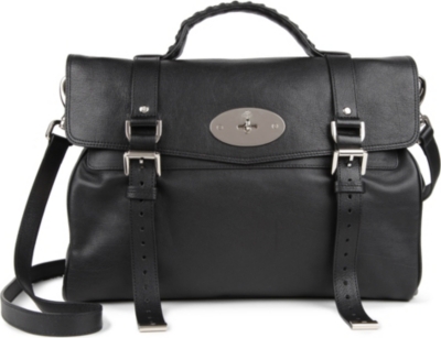 MULBERRY Alexa oversized polished leather satchel