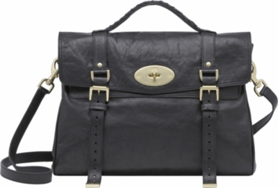 MULBERRY Alexa oversized buffalo leather satchel