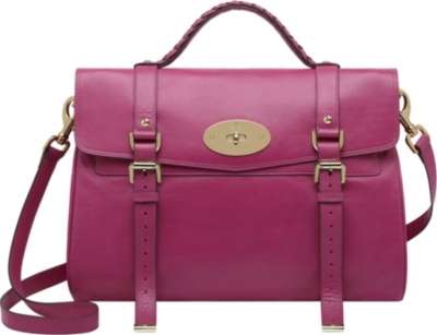 MULBERRY Alexa oversized buffalo leather satchel