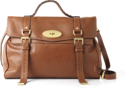 MULBERRY Alexa oversized buffalo leather satchel