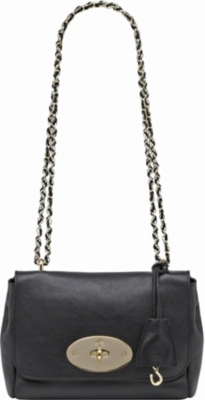 MULBERRY Lily natural leather shoulder bag (Black