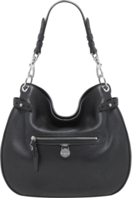 MULBERRY Somerset pebbled leather hobo (Black
