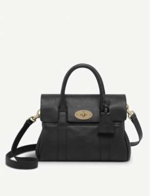 MULBERRY Bayswater small natural leather satchel