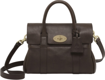 MULBERRY Bayswater small natural leather satchel