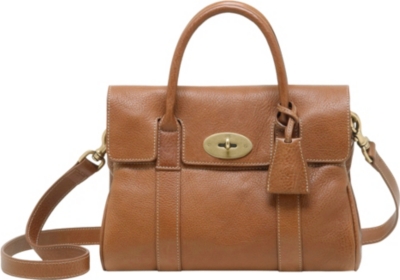 MULBERRY Bayswater natural leather small satchel