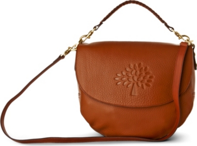 MULBERRY Effie spongy pebbled leather satchel (Oak